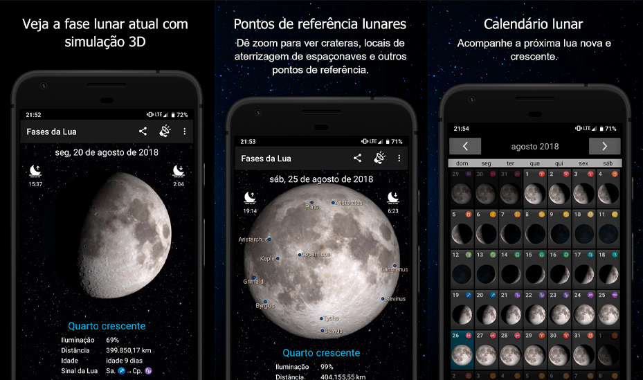 App Fases da Lua